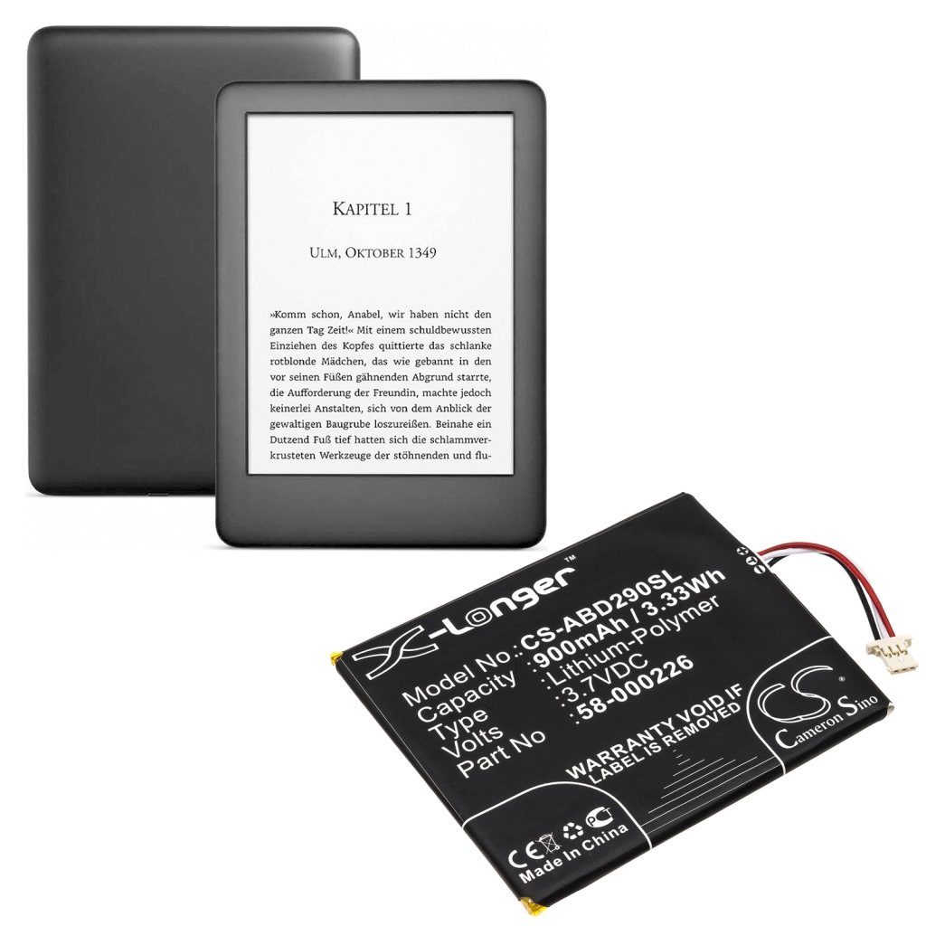 E-kirjanlukijan akku Amazon Kindle Basic 10th Generation (CS-ABD290SL)