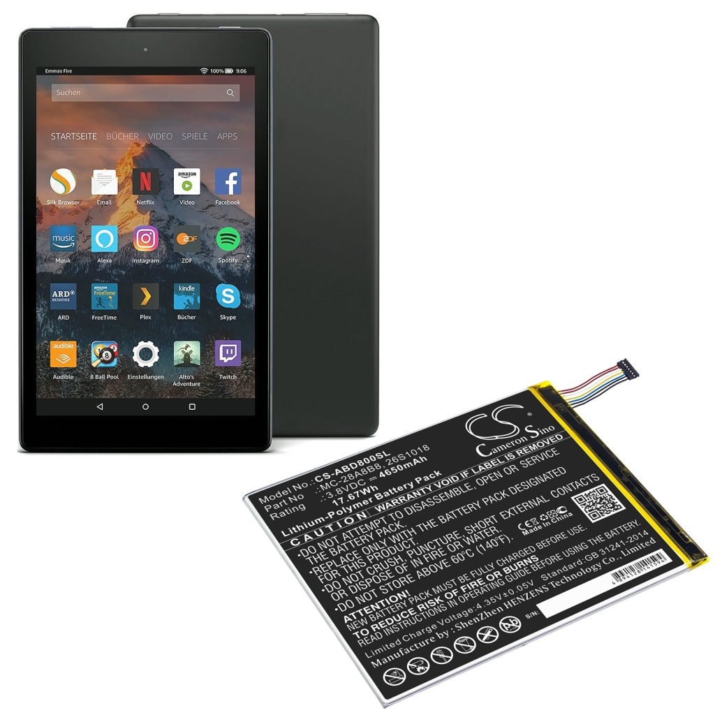 Tabletin akku Amazon CS-ABD800SL