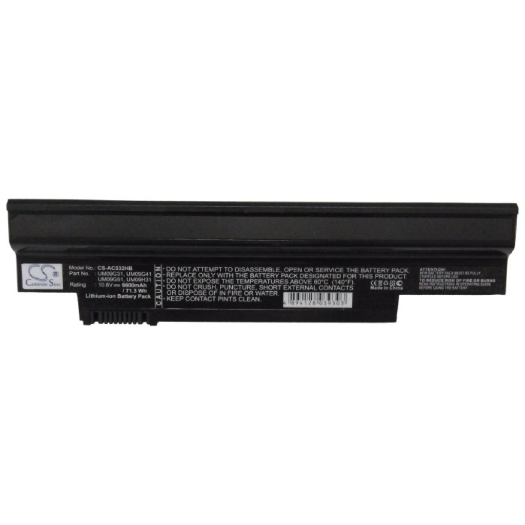 Kannettavan tietokoneen akku Acer Aspire One 532H-2DGb-BT