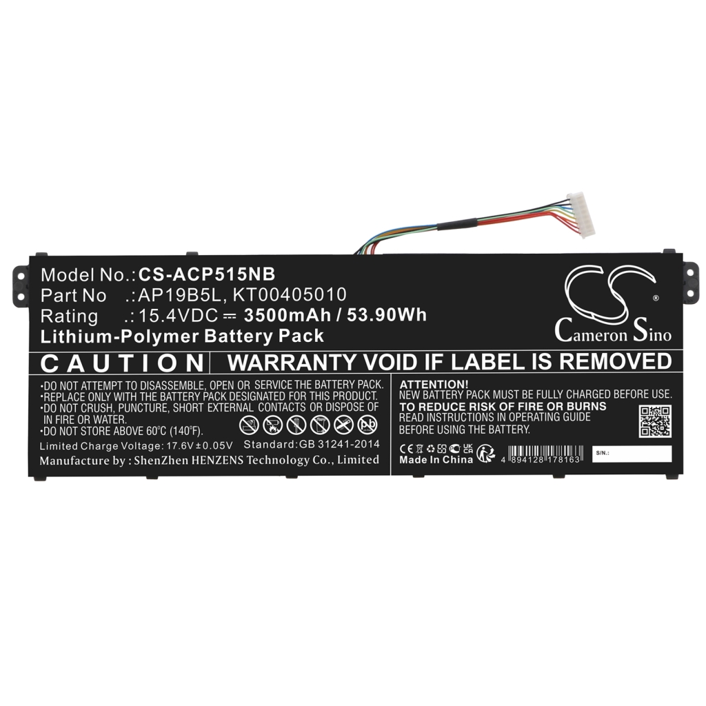 Kannettavan tietokoneen akku Acer Aspire 5 A515-43-R74J