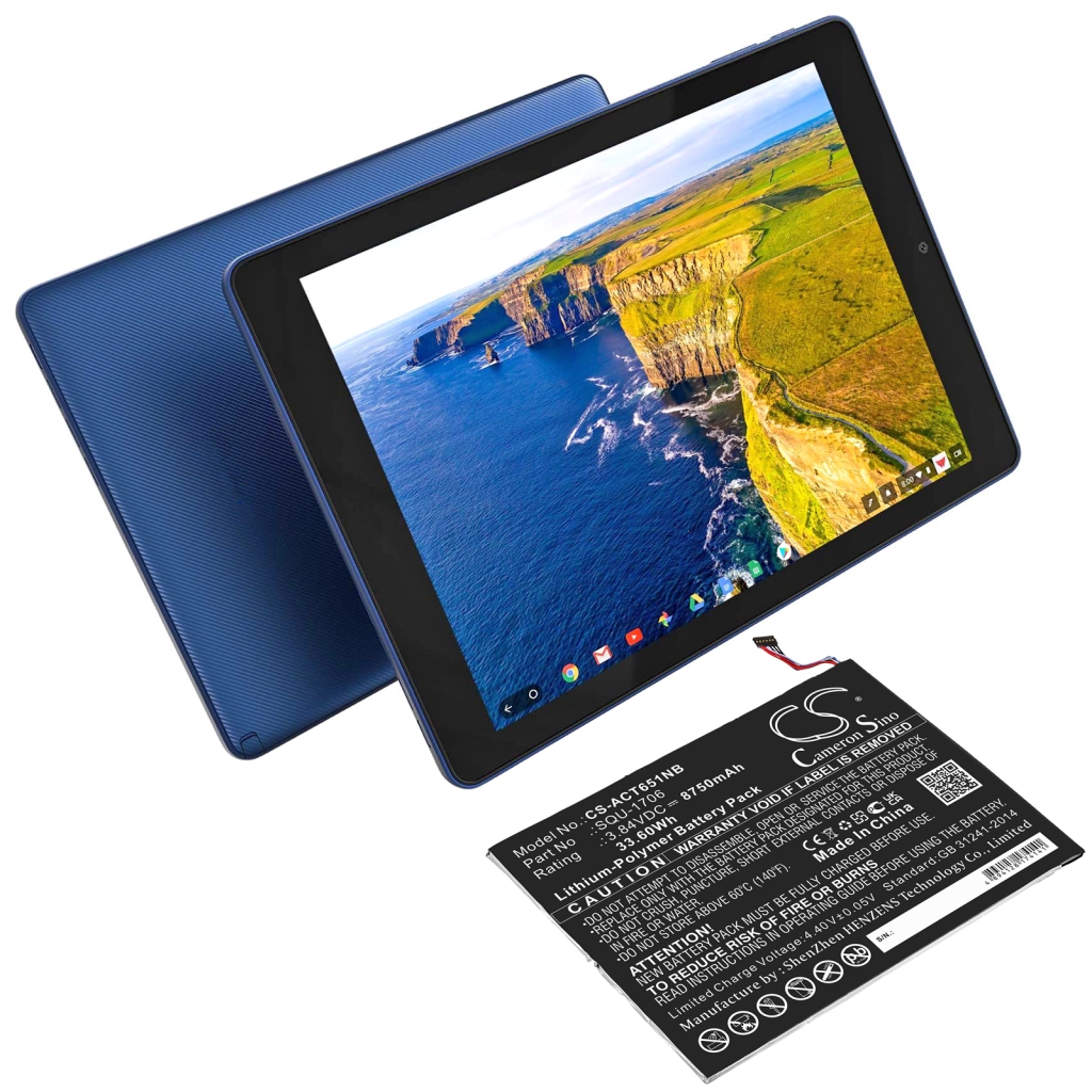 Tabletin akku Acer Chromebook Tab 10 (CS-ACT651NB)