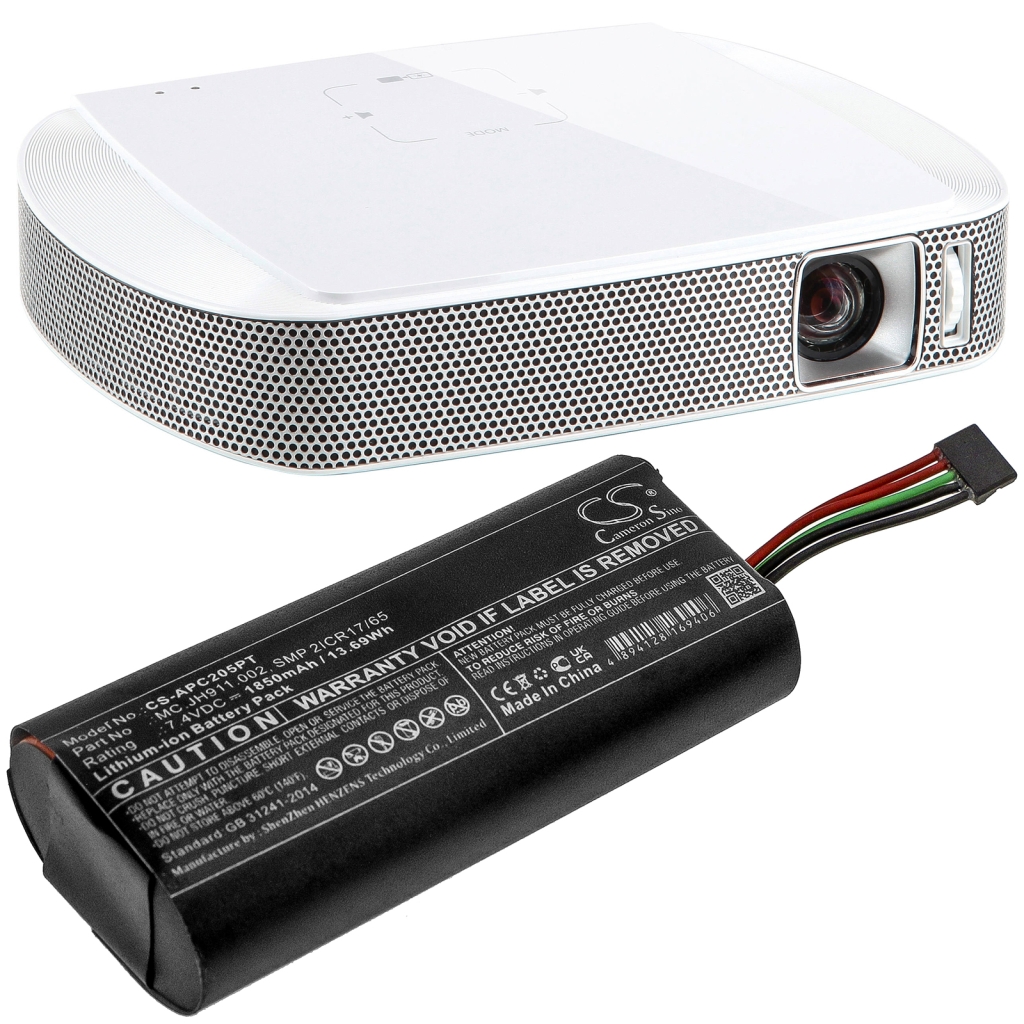 Projektorin akku Acer Projector C205 (CS-APC205PT)