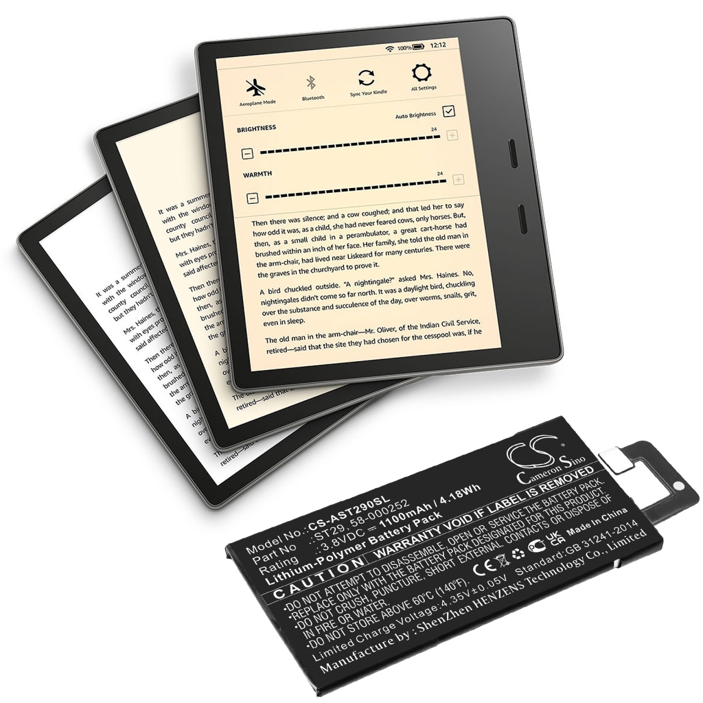 E-kirjanlukijan akku Amazon Kindle Oasis 3 (CS-AST290SL)