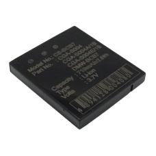 Yhteensopiva akun vaihto Panasonic  CGA-S004, DMW-BCB7, CGA-S004E/1B, CGA-S004A/1B, CGA-S004A