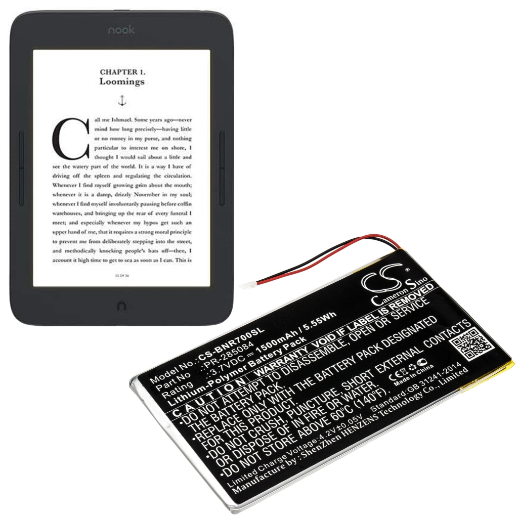 Tabletin akku Barnes & noble CS-BNR700SL