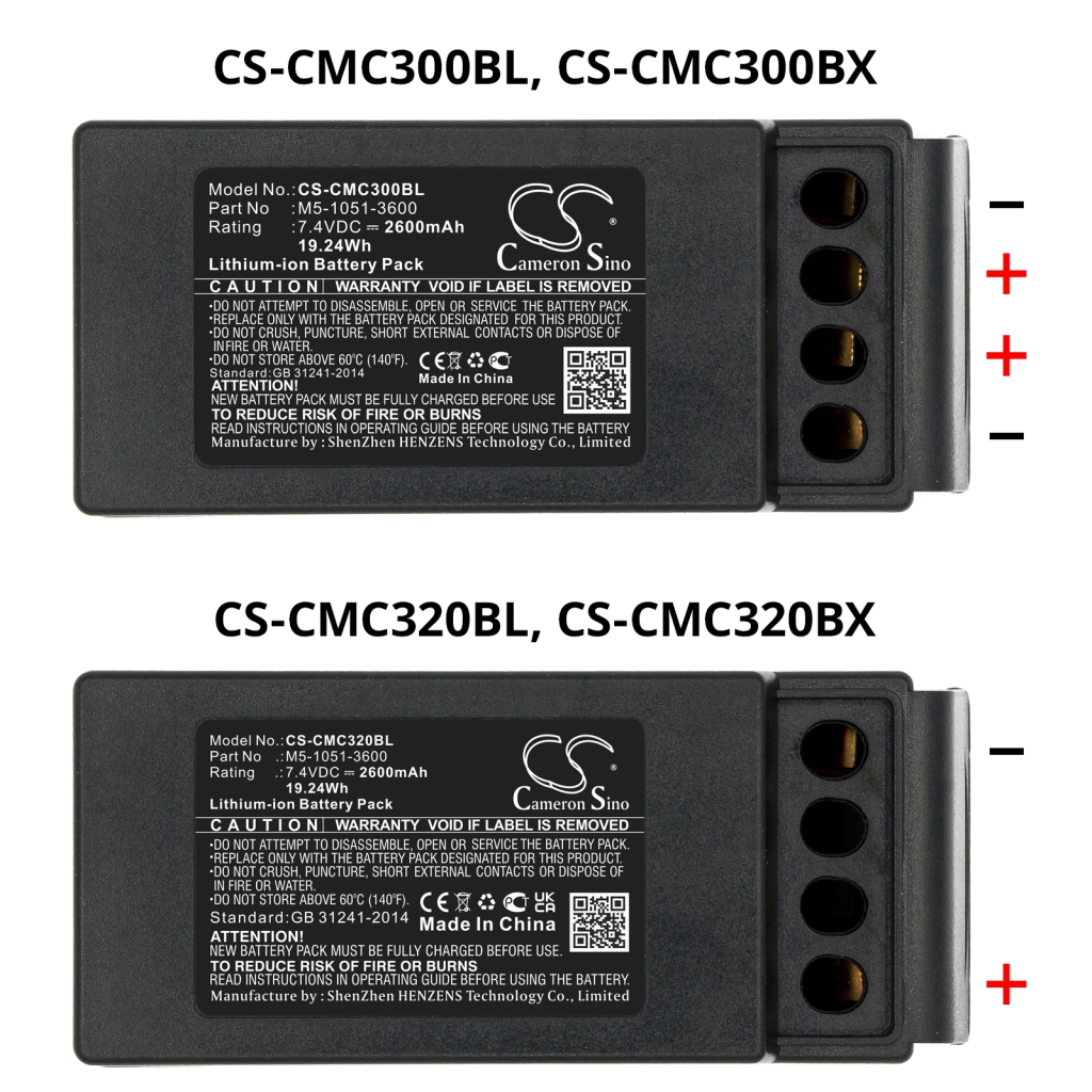 Akut Teollisuusakku CS-CMC320BX