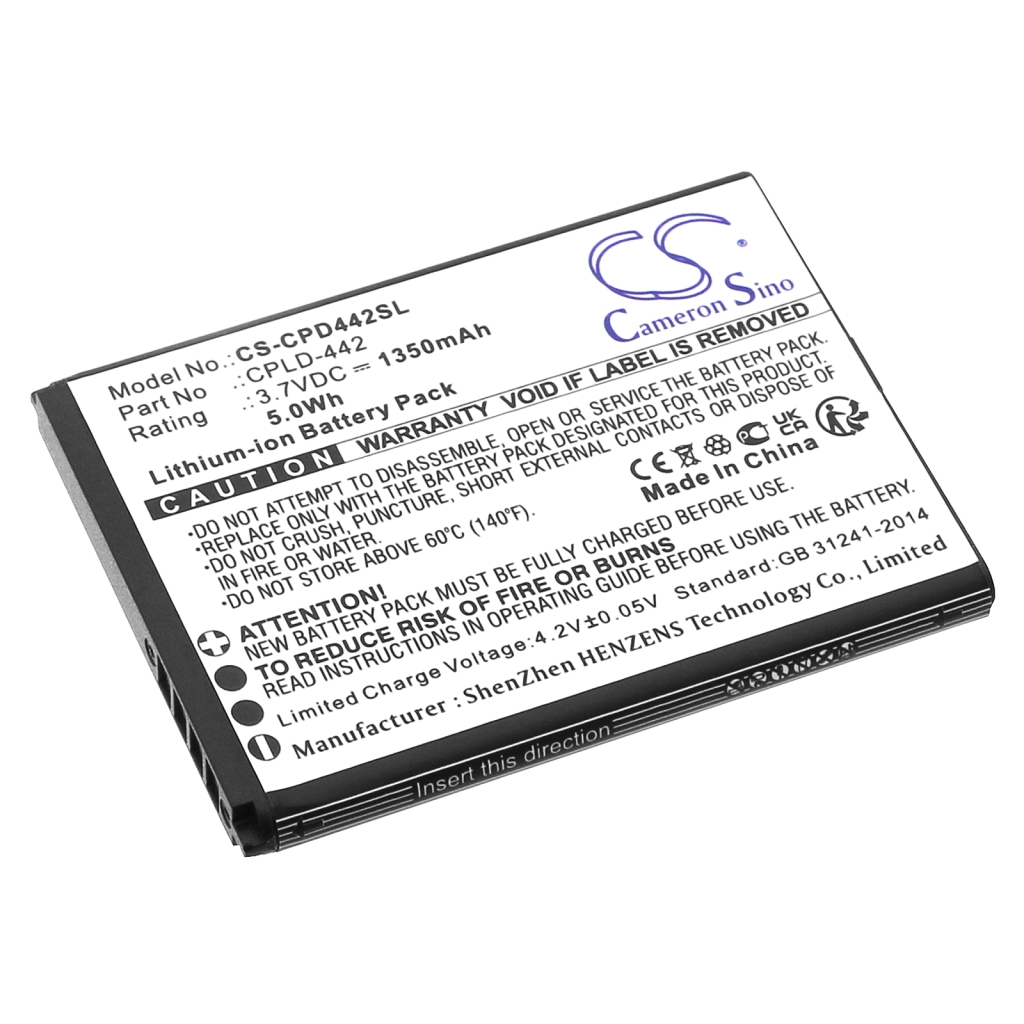 Matkapuhelimen akku Coolpad CP3321ST (CS-CPD442SL)