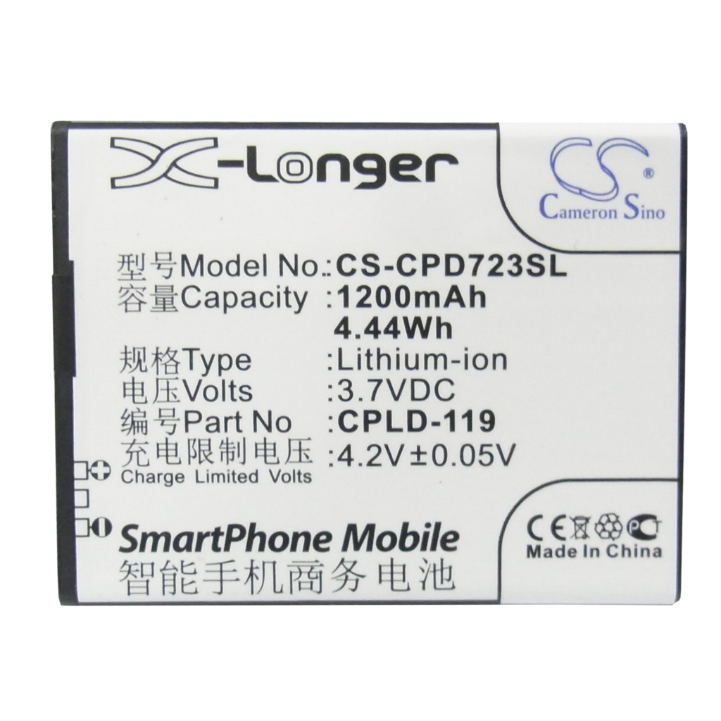 Matkapuhelimen akku Coolpad CS-CPD723SL