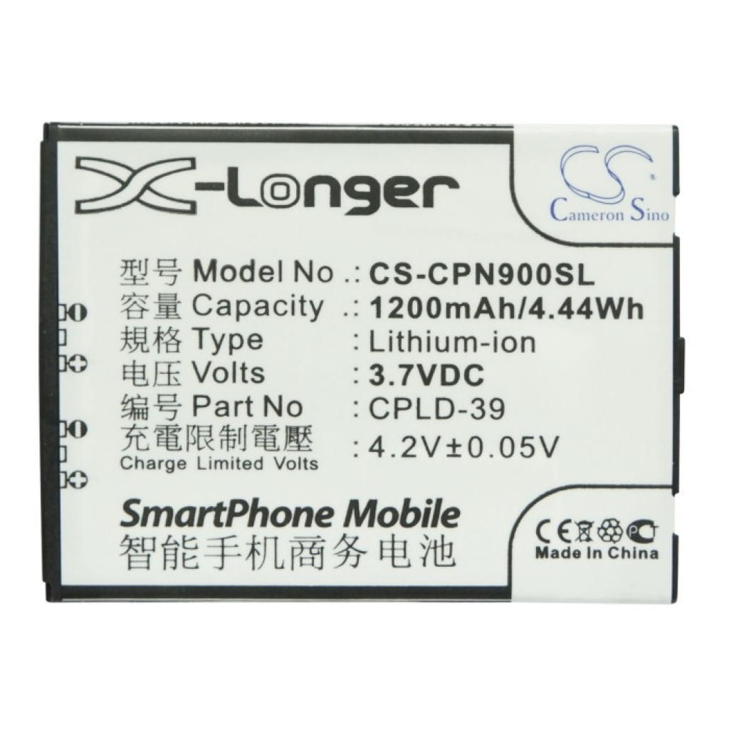 Matkapuhelimen akku Coolpad CS-CPN900SL