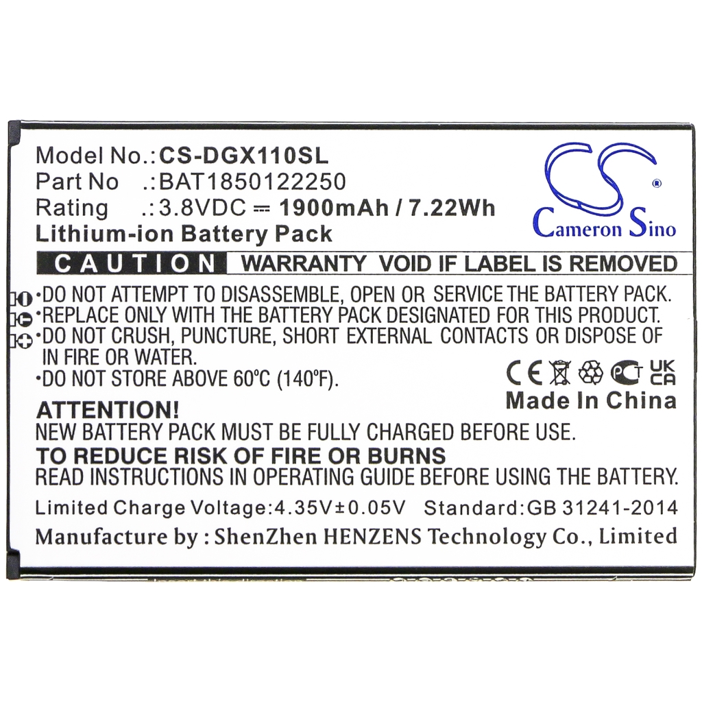 Matkapuhelimen akku Doogee X11 (CS-DGX110SL)