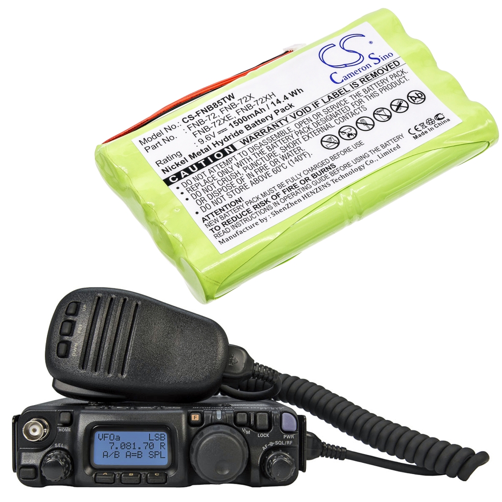 Kaksisuuntaisen radion akku YAESU CS-FNB85TW