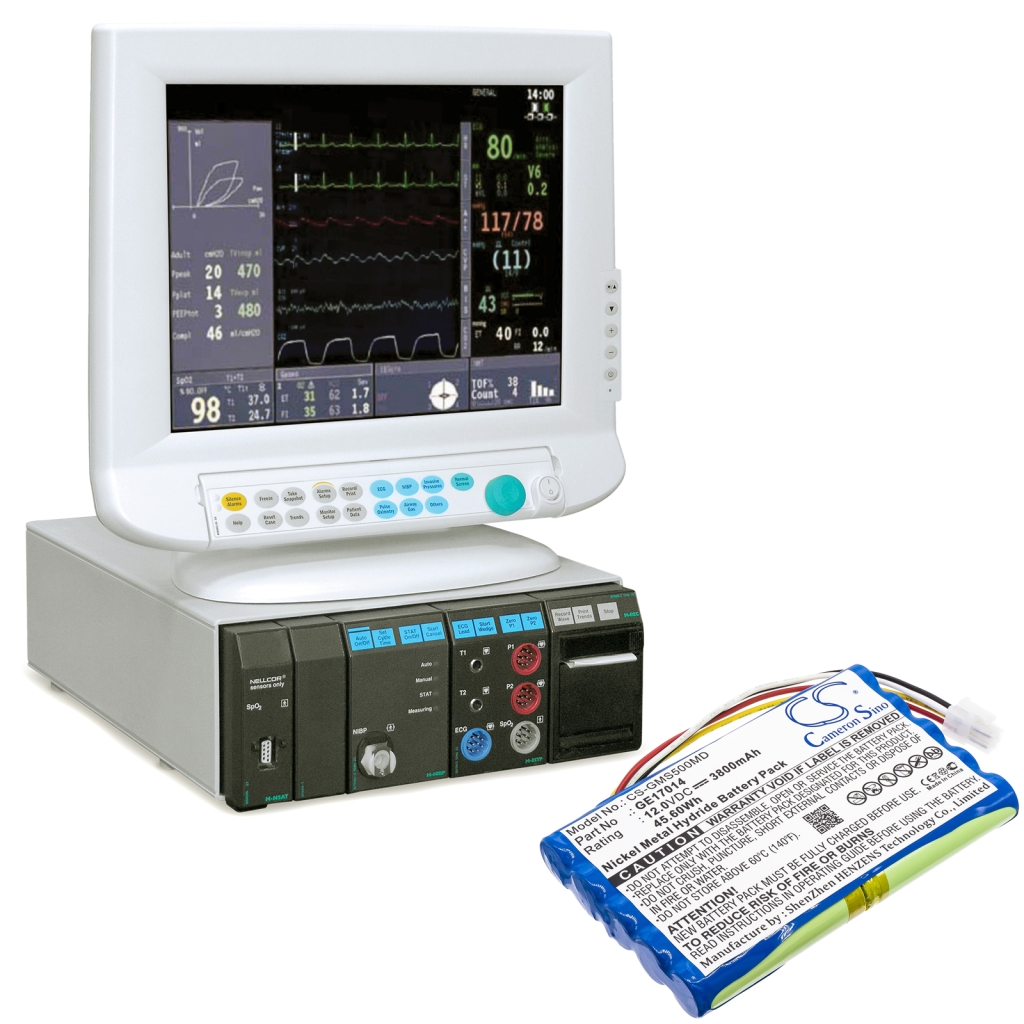 Lääketieteellinen akku GE Datex-Ohmeda S/5 PATIENT MONITOR (CS-GMS500MD)