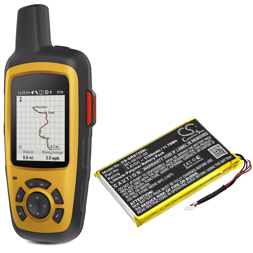 GPS, Navigaattorin akku Garmin inReach SE (CS-GRS735SL)