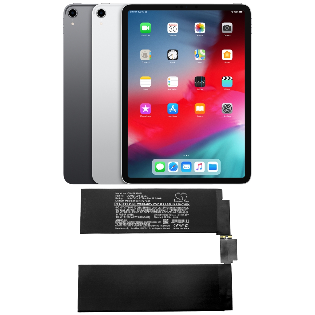 Tabletin akku Apple iPad Pro 11 2018 3rd Gen (CS-IPA198SL)