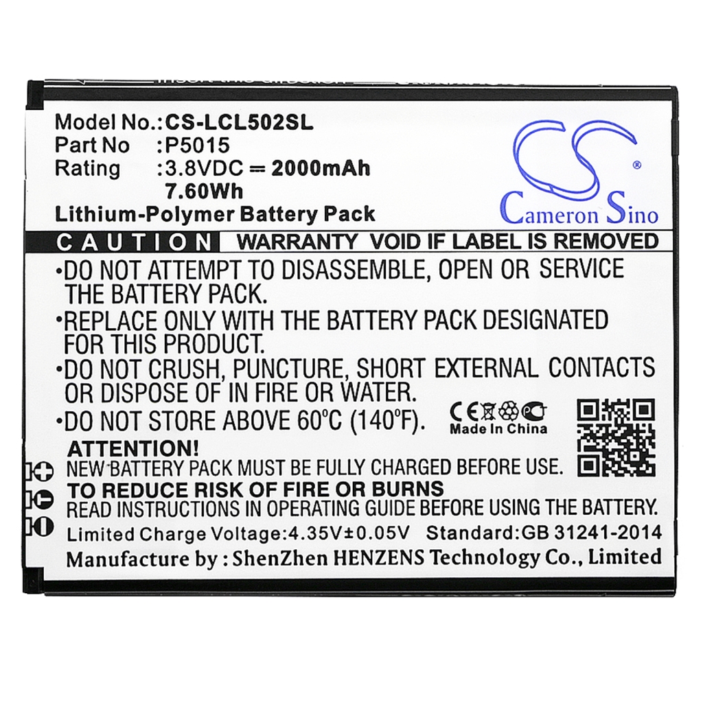 Matkapuhelimen akku Logicom L-ITE 502 (CS-LCL502SL)