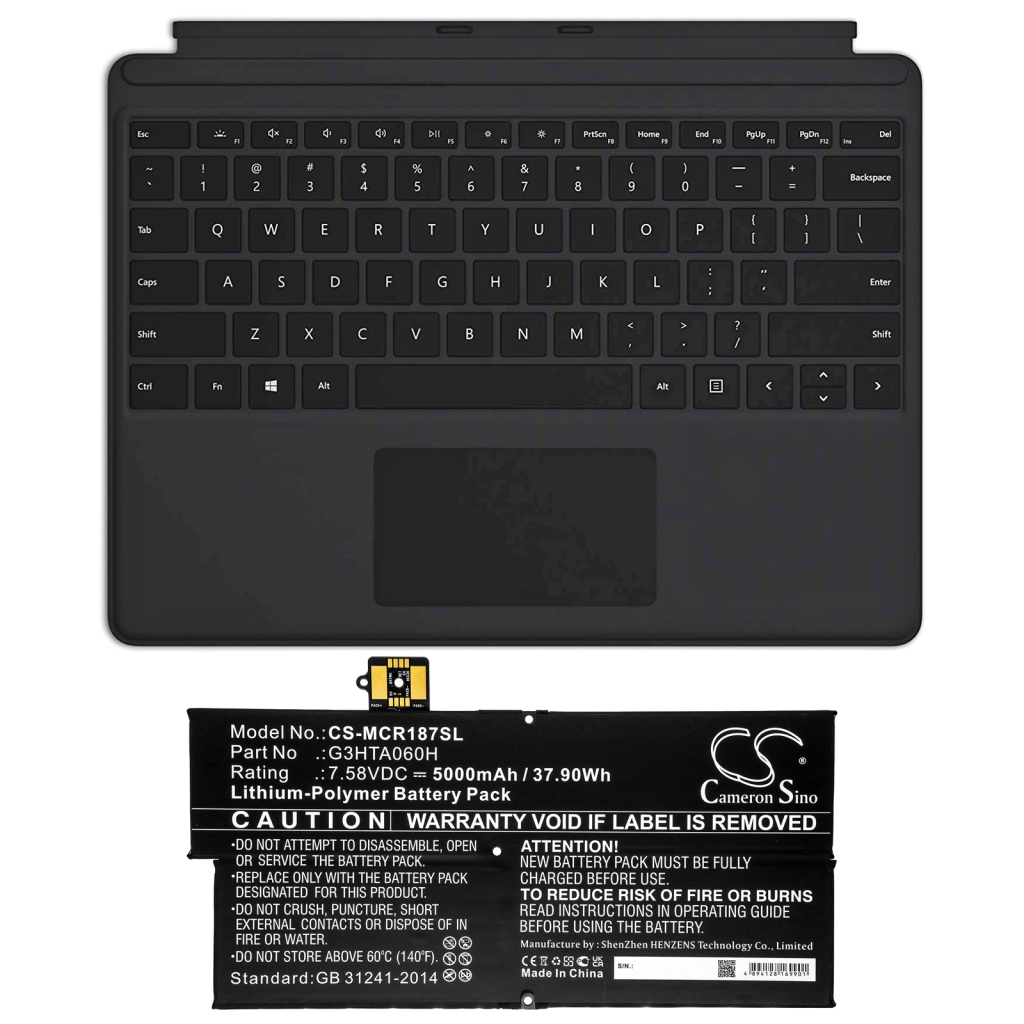 Tabletin akku Microsoft CS-MCR187SL