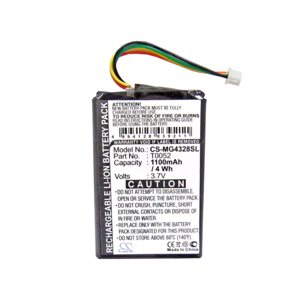 GPS, Navigaattorin akku Packard Bell CS-MG4328SL