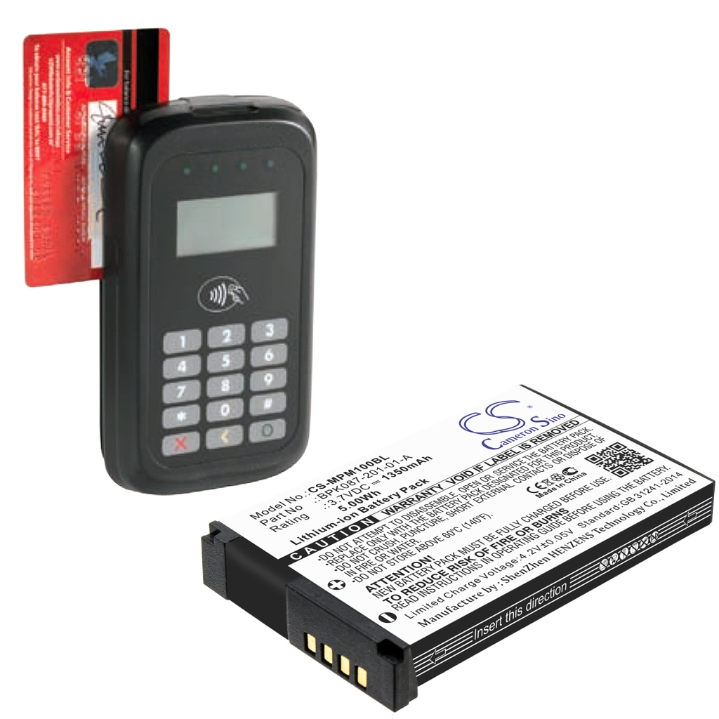 CMOS / Varmuuskopioakku Verifone CS-MPM100BL