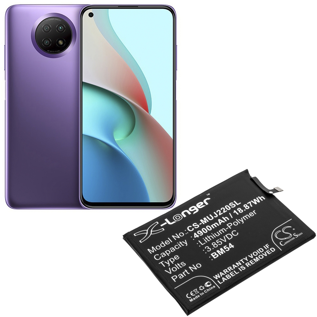 Matkapuhelimen akku Redmi Note 9 5G (CS-MUJ220SL)