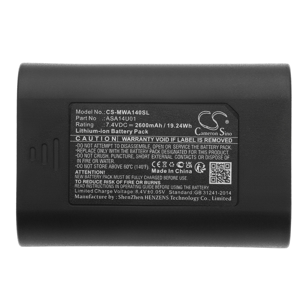 Akut Clothes battery CS-MWA140SL