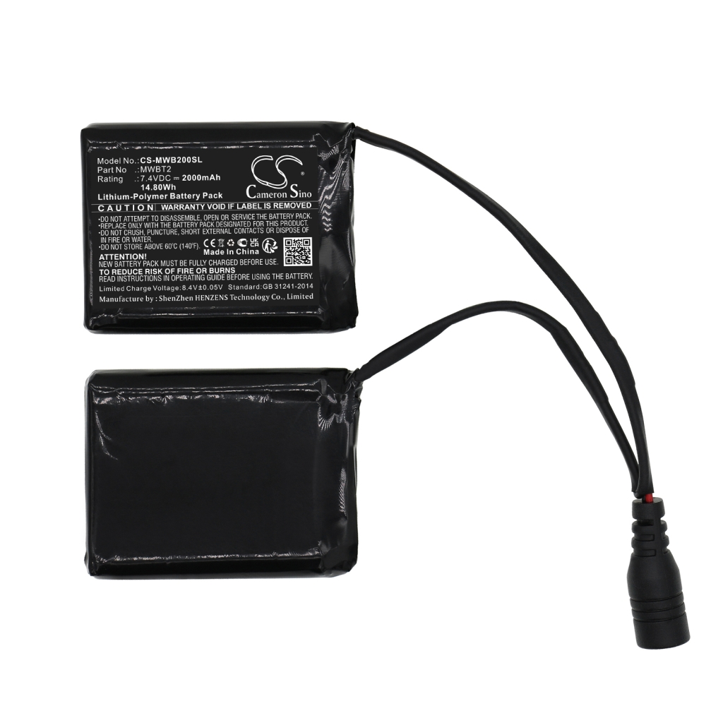 Akut Clothes battery CS-MWB200SL