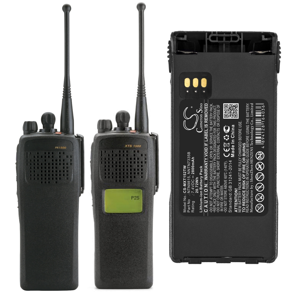 Kaksisuuntaisen radion akku Motorola CS-MXT152TW