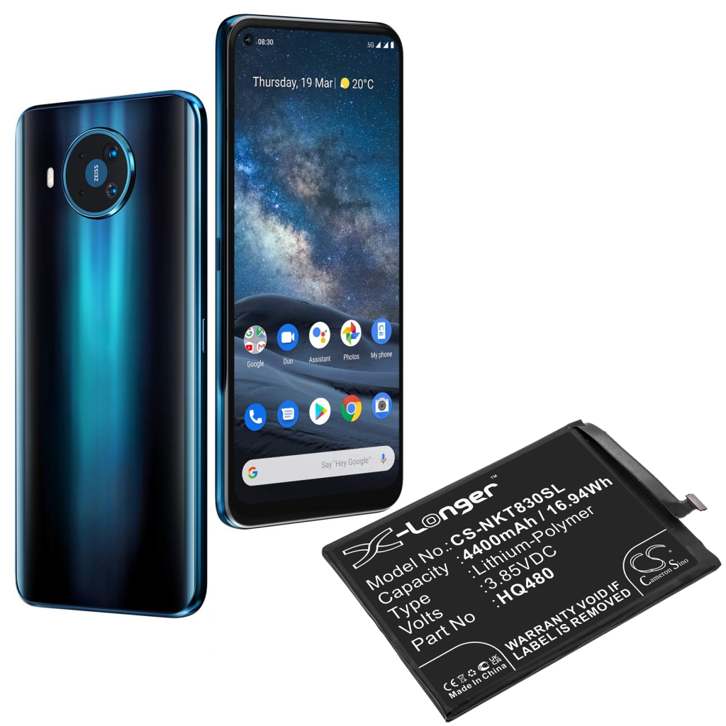 Matkapuhelimen akku Nokia 8 V 5G (CS-NKT830SL)