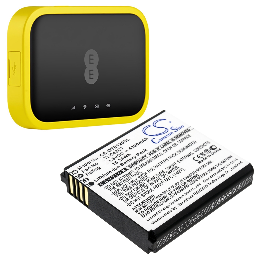 Hotspot-akku Alcatel CS-OTE120SL