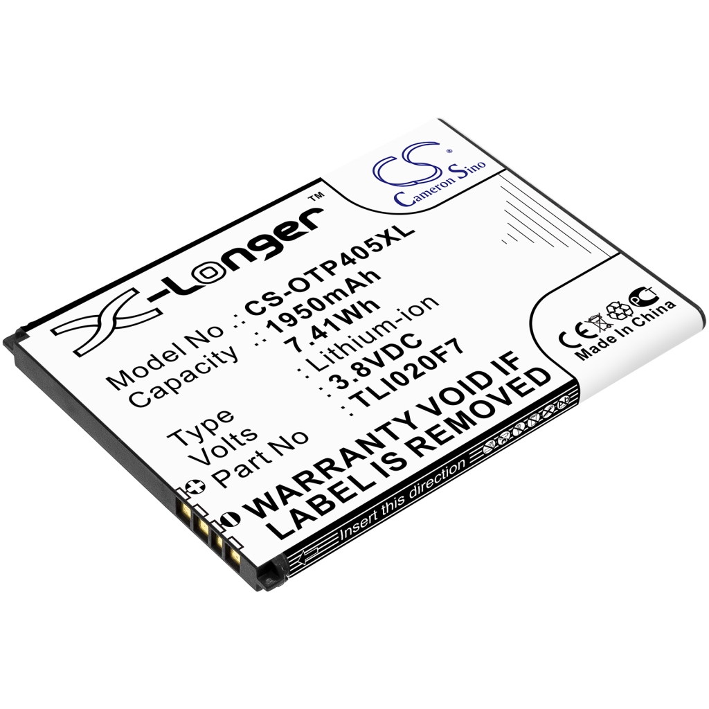 Matkapuhelimen akku Alcatel OT-5045T (CS-OTP405XL)