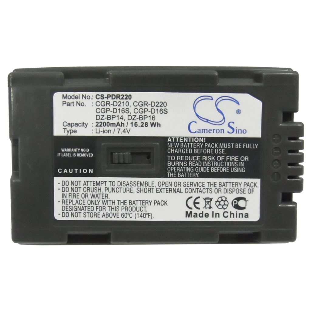 Kameran akku Panasonic CGR-D220A/1B (CS-PDR220)