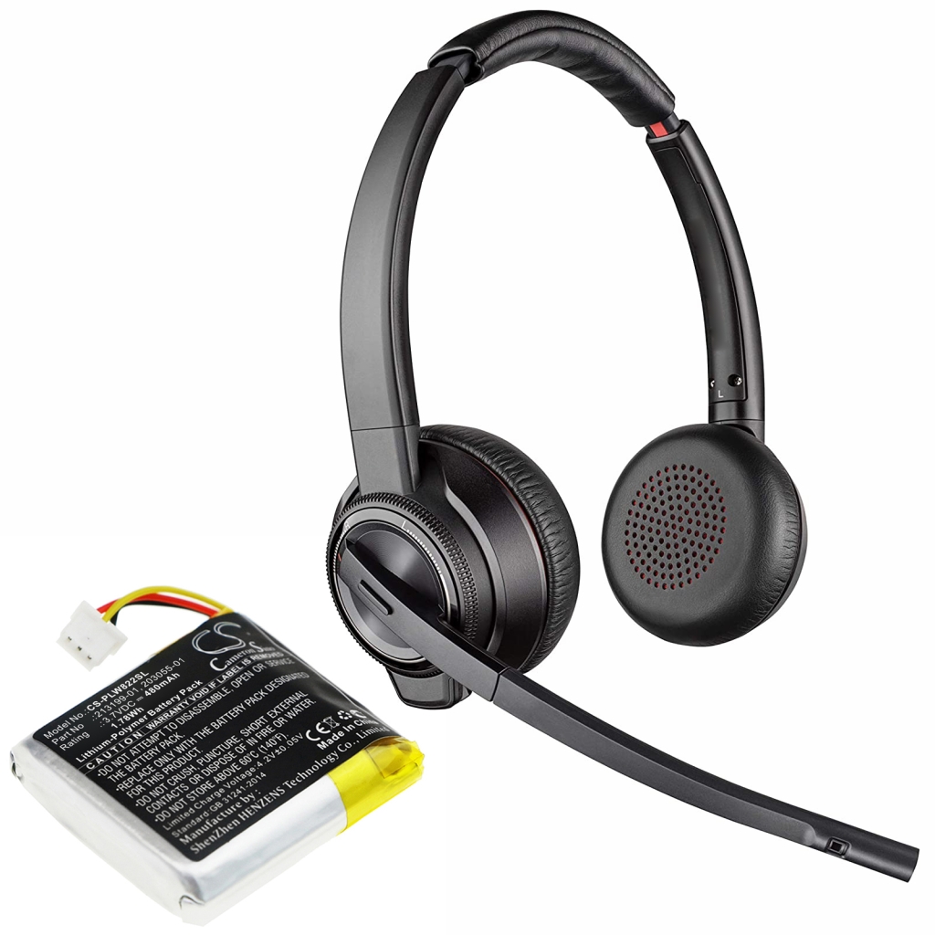 Langattoman kuulokkeen akku Plantronics CS-PLW822SL