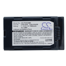 Yhteensopiva akun vaihto Panasonic  CGP-D54S, CGA-D54, CGA-D54SE/1H, CGA-D54SE/1B, VW-VBD55...