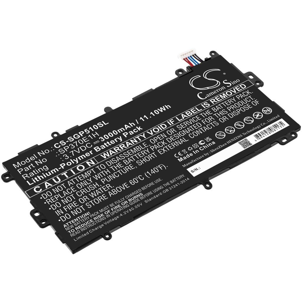 Tabletin akku Samsung CS-SGP510SL