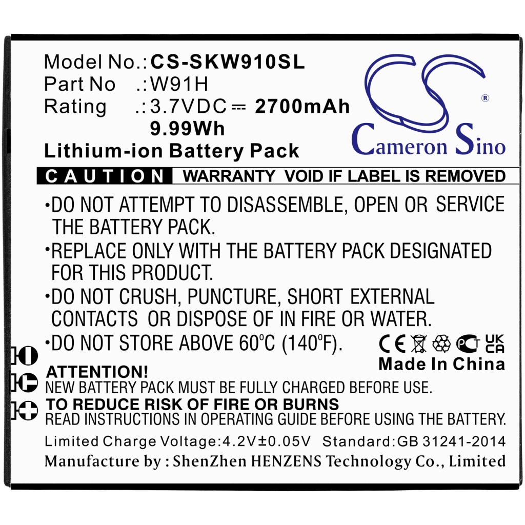 Akut Hotspot-akku CS-SKW910SL