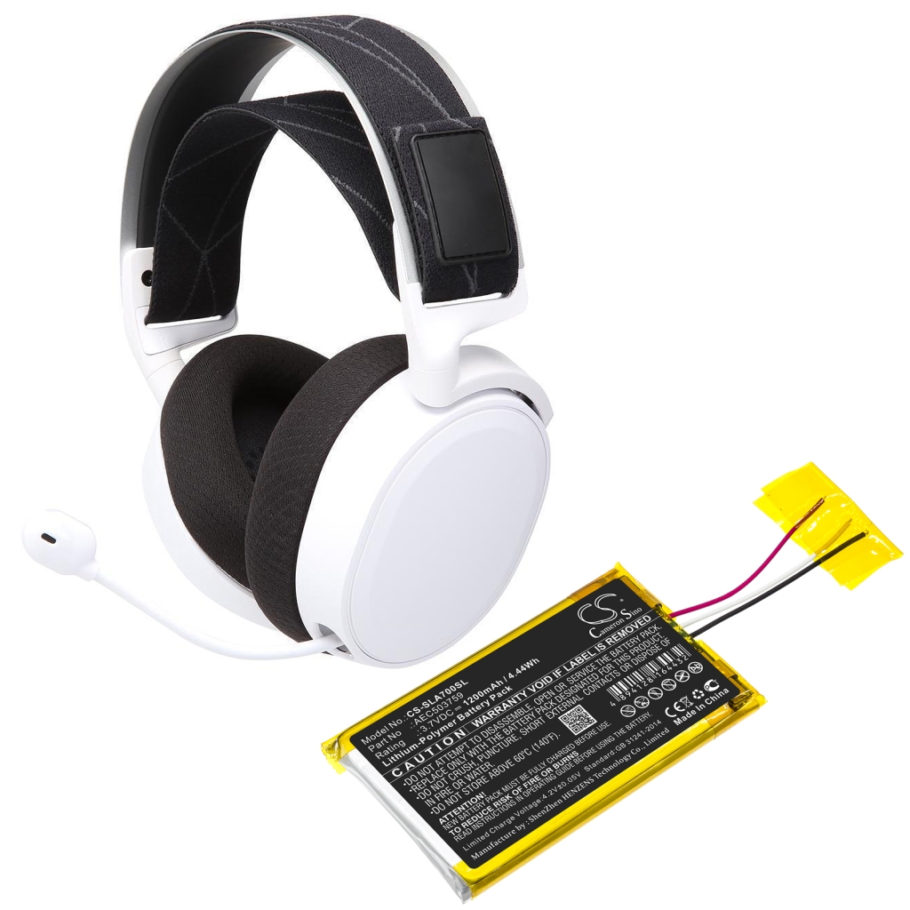 Yhteensopiva akun vaihto Steelseries AEC503759