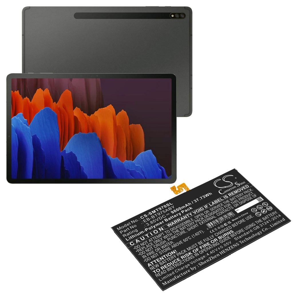 Tabletin akku Samsung SM-T976B (CS-SMT970SL)