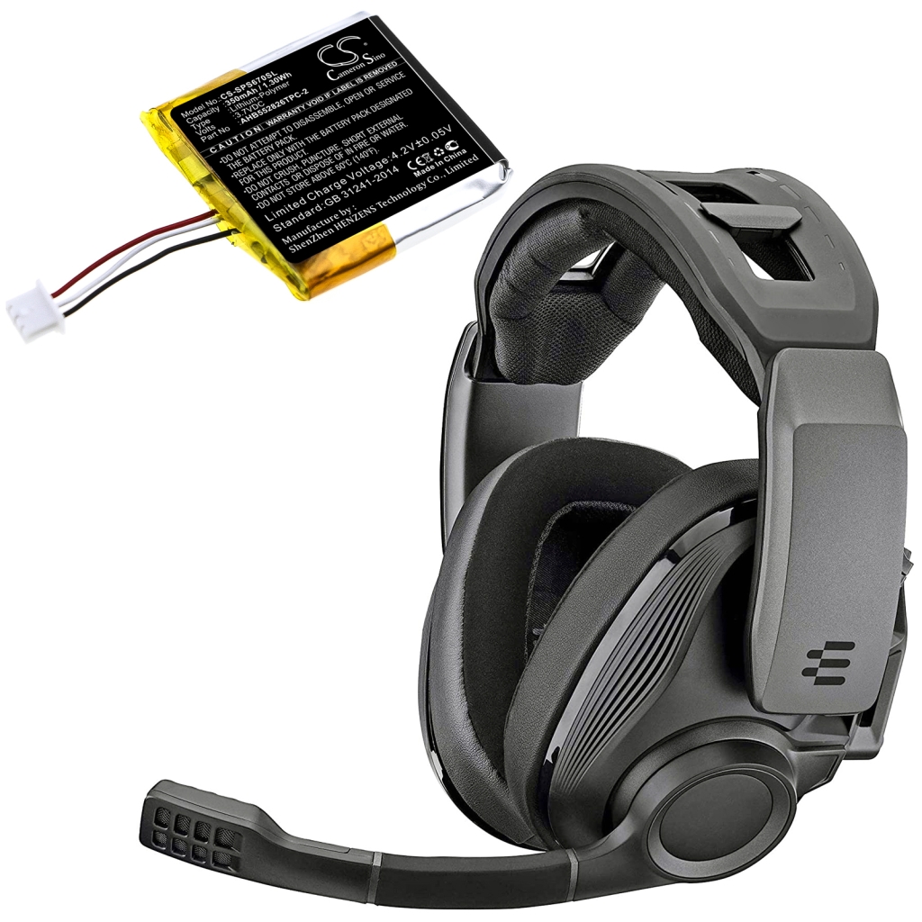 Langattoman kuulokkeen akku Sennheiser GSP 670 (CS-SPS670SL)