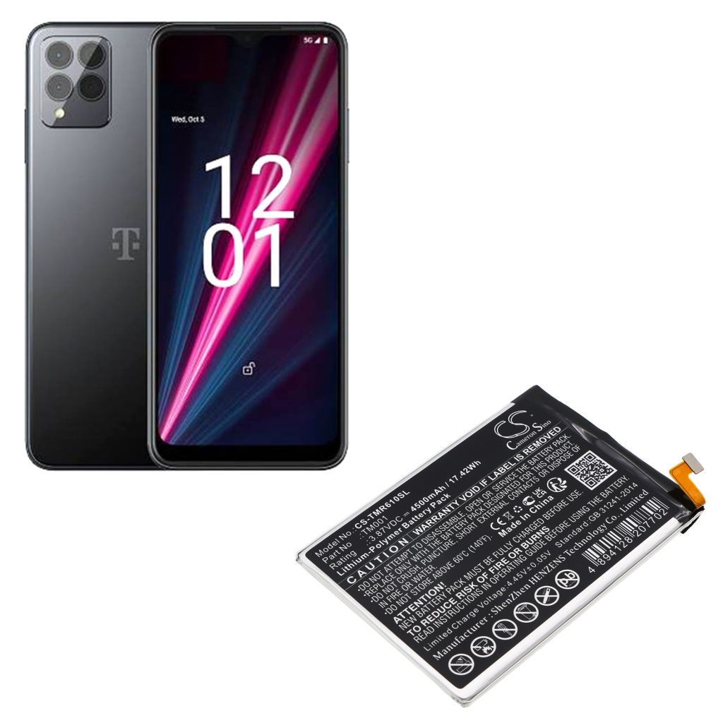 Matkapuhelimen akku T-Mobile Revvl 6 Pro 5G (CS-TMR610SL)