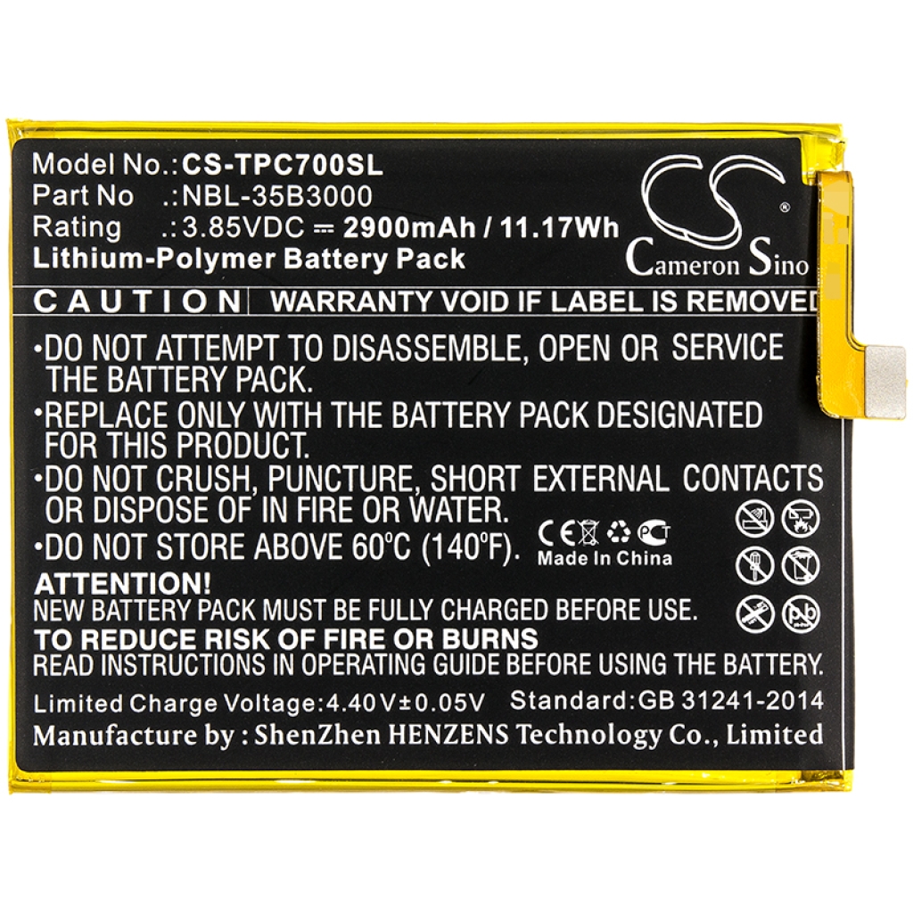 Matkapuhelimen akku Tp-link CS-TPC700SL