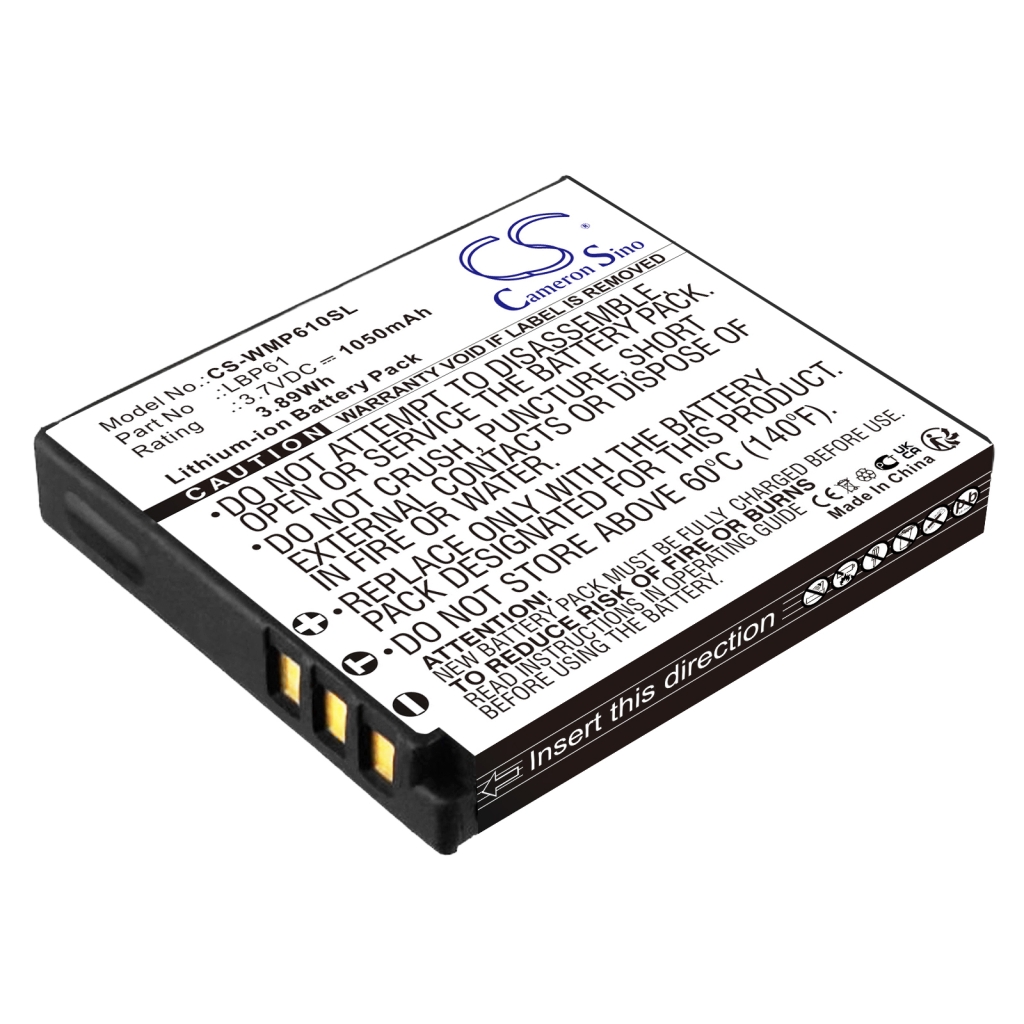 Akut Audio device batteries CS-WMP610SL