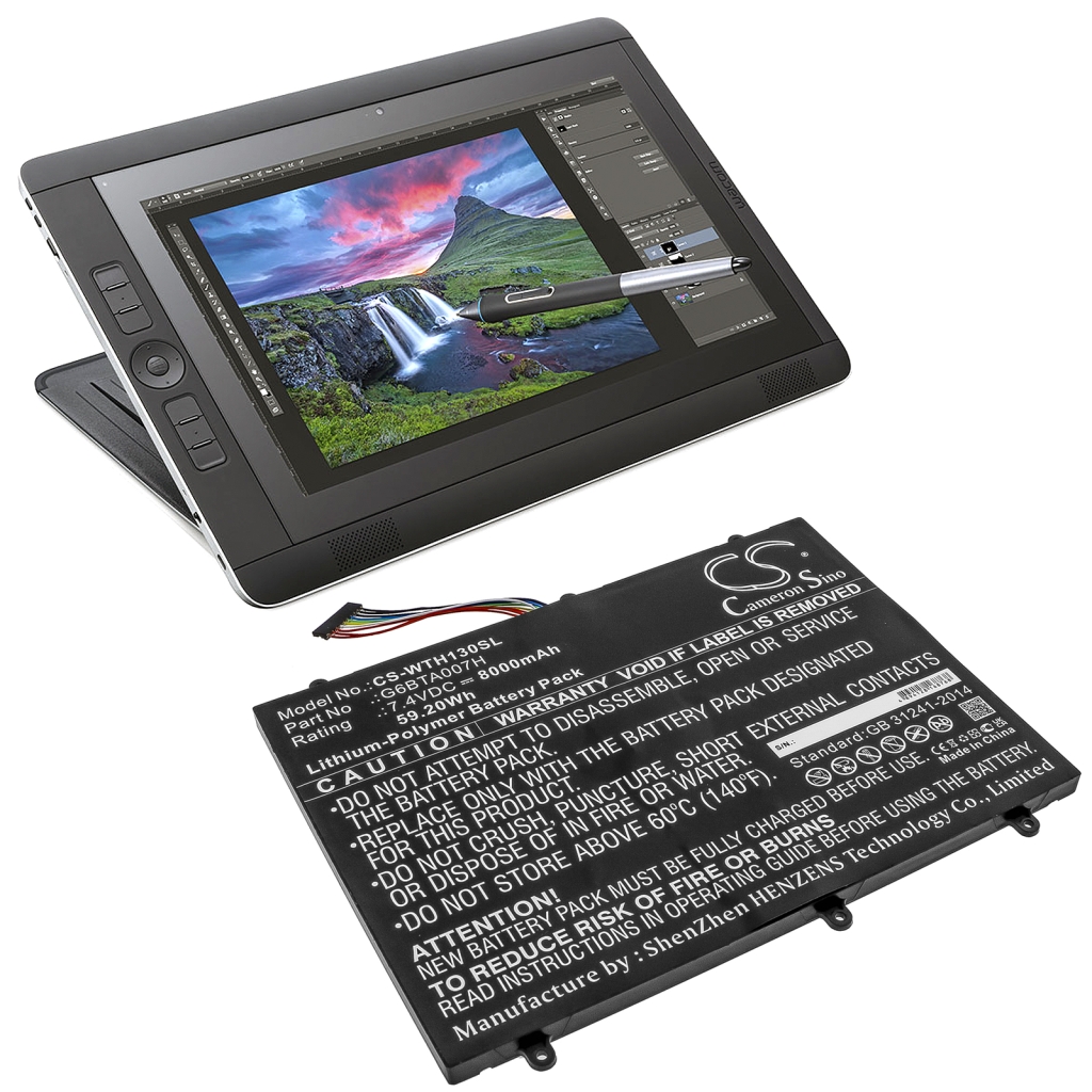 Tabletin akku Wacom CS-WTH130SL