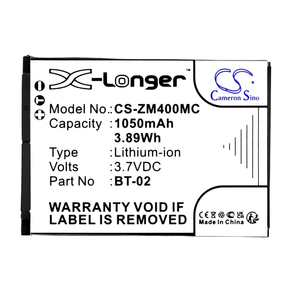 Kameran akku Zoom CS-ZM400MC