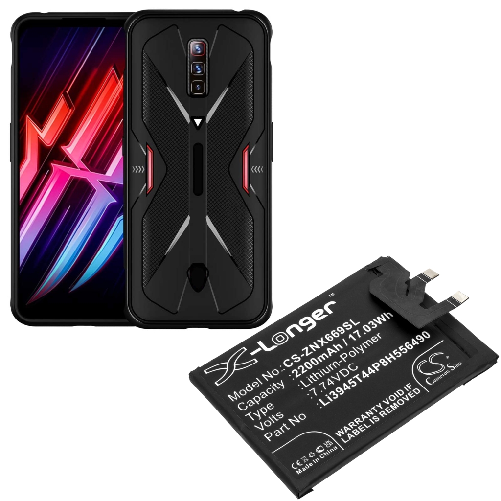 Matkapuhelimen akku ZTE Nubia Red Magic 6 Pro (CS-ZNX669SL)