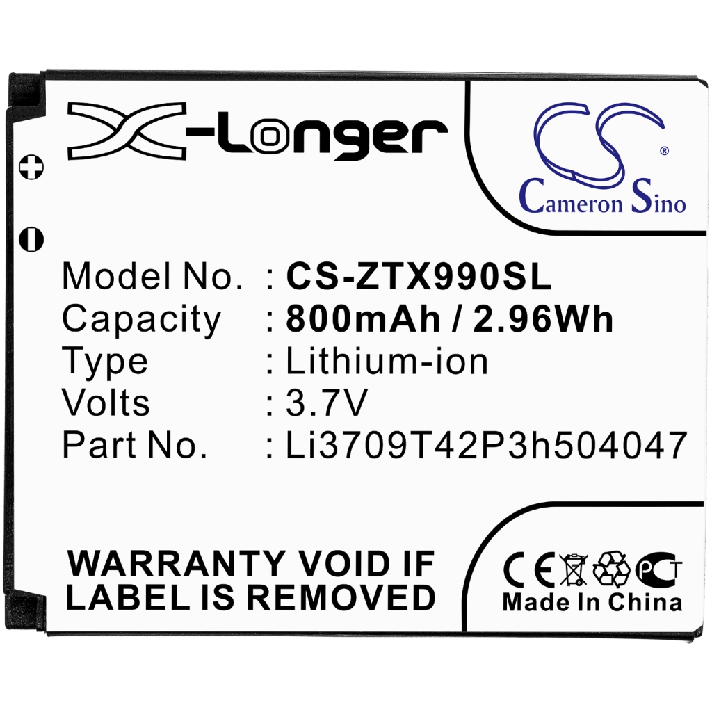 Akut Matkapuhelimen akku CS-ZTX990SL